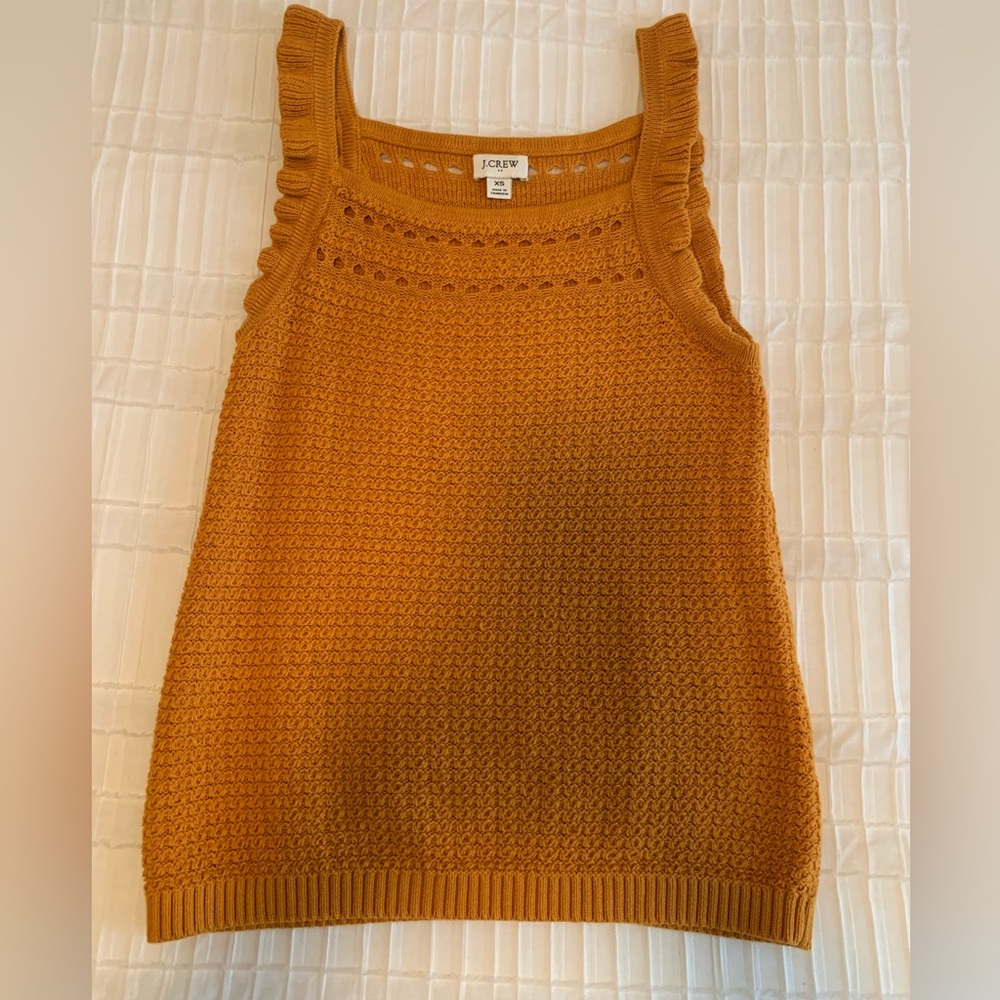 J. Crew Amber Knit Sleeveless Top